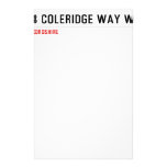 158 Coleridge Way  Stationery