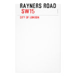 Rayners Road   Stationery