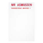 MR   Stationery