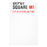 Depot Square  Stationery