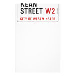 KEAN street  Stationery