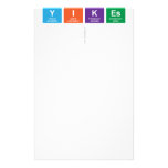 yikes
   Stationery
