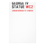 george iv statue  Stationery