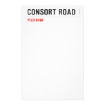 CONSORT ROAD  Stationery