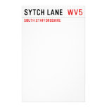 sytch lane   Stationery