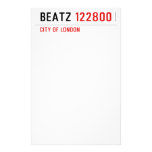 Beatz  Stationery