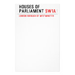 houses of parliament  Stationery