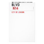 sarmartian blvd   Stationery