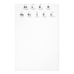 Allen
 Gabriel  Stationery