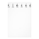 piercing  Stationery