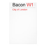 Bacon  Stationery
