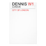 DENNIS  Stationery