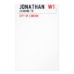 Jonathan   Stationery