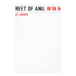 Street of anil  Stationery
