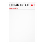 Old Oak Estate  Stationery