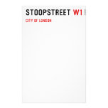 Stoopstreet  Stationery