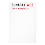 sunaday  Stationery