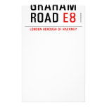 graham road  Stationery