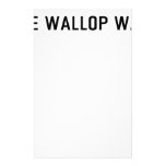 The Wallop Way  Stationery