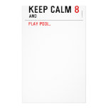 KEEP CALM  Stationery