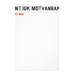 Köszöntjük Mótvánban  Stationery