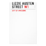 Lizzie Austen Street  Stationery