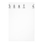 Anthony Anico  Stationery
