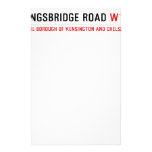 Kingsbridge Road  Stationery
