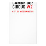 Cambridge Circus  Stationery