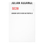 CASTLE  JULIAN ASSANGE    Stationery
