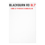 Blackburn Rd  Stationery