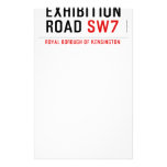 exhibition ROAD  Stationery
