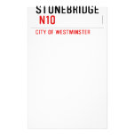 STONEBRIDGE   Stationery