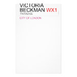 Victoria  Beckman  Stationery