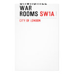 Churchill war rooms  Stationery