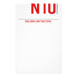   Stationery