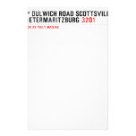19 dulwich road scottsville  pietermaritzburg  Stationery