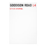 Goodison road  Stationery