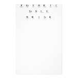 Periodic
 Table
 Writer  Stationery