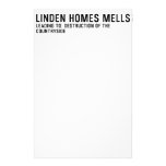 Linden HomeS mells      Stationery