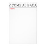 Ven y come al BACACHI  Stationery