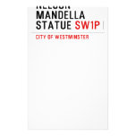 nelson mandella statue  Stationery