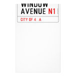 Window Avenue  Stationery