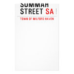Summah Street  Stationery