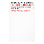 Giga B3atz Drive   Stationery