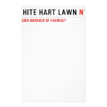 white hart lawn  Stationery