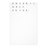 Periodic
 Table
 Writer  Stationery