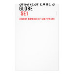 Shakespeare's globe   Stationery