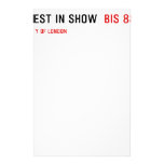 Best In Show   Stationery