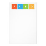 fabio  Stationery